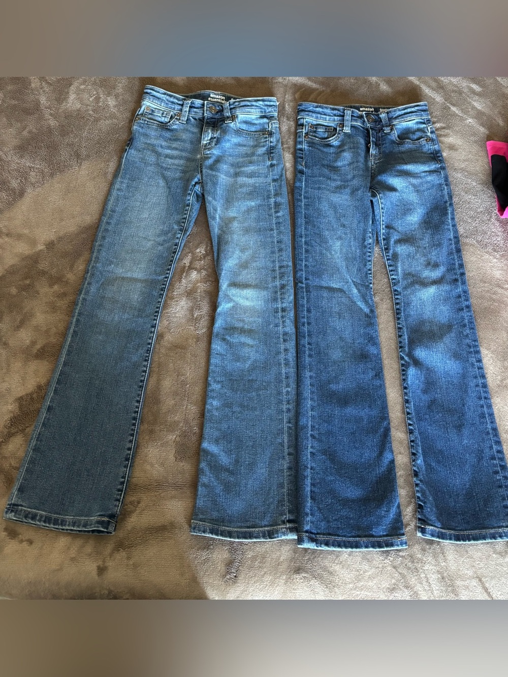 Girls Blue Denim Jeans - 2 Pair